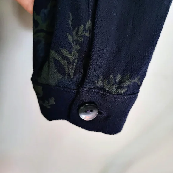 Christy Dawn Audrey Dress Navy Floral Maxi S Cottagecore Prairie
